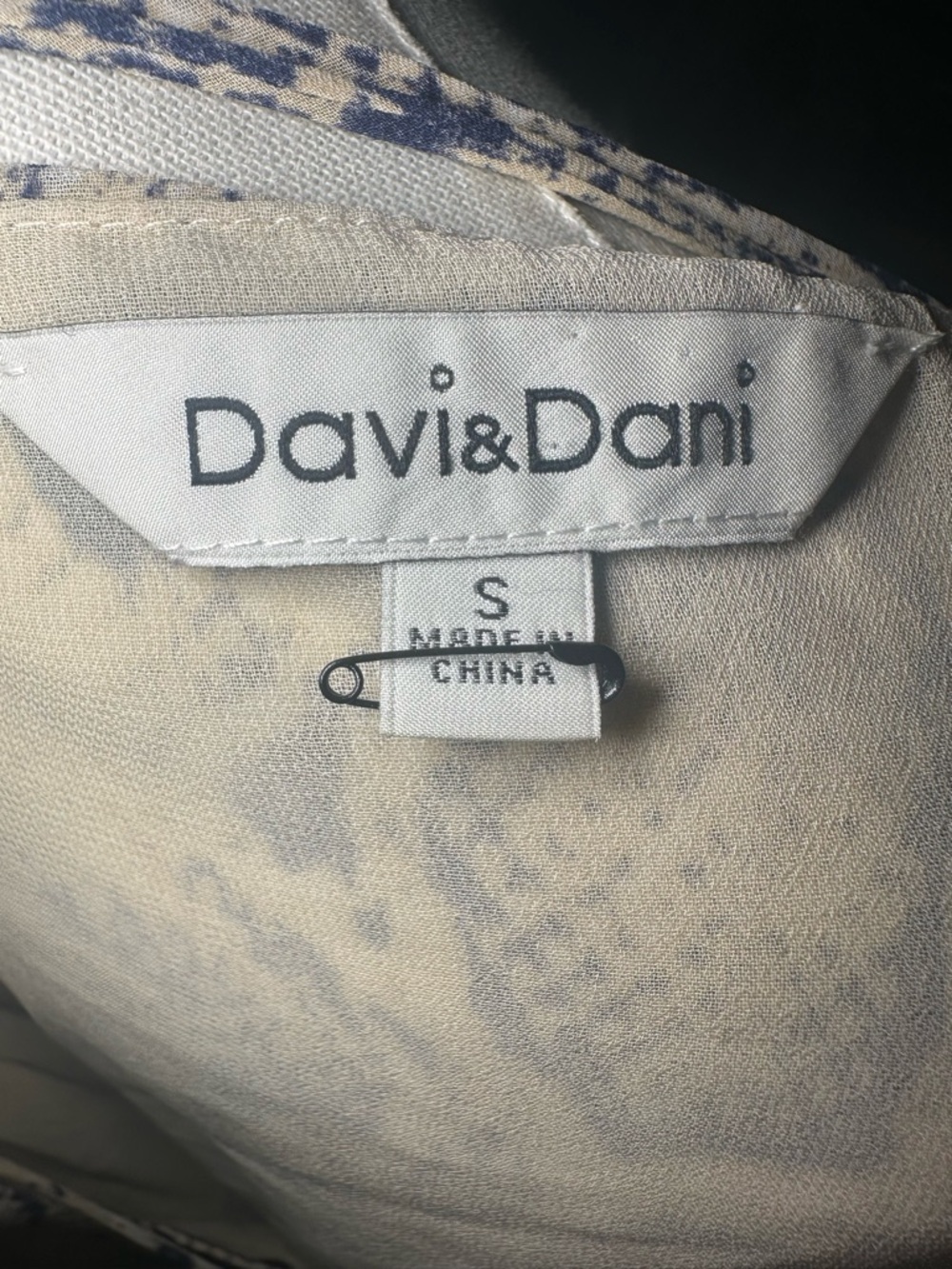 DAVI & DANI Snake Print Crisscross V-Neck Camisole - Picture 3 of 9